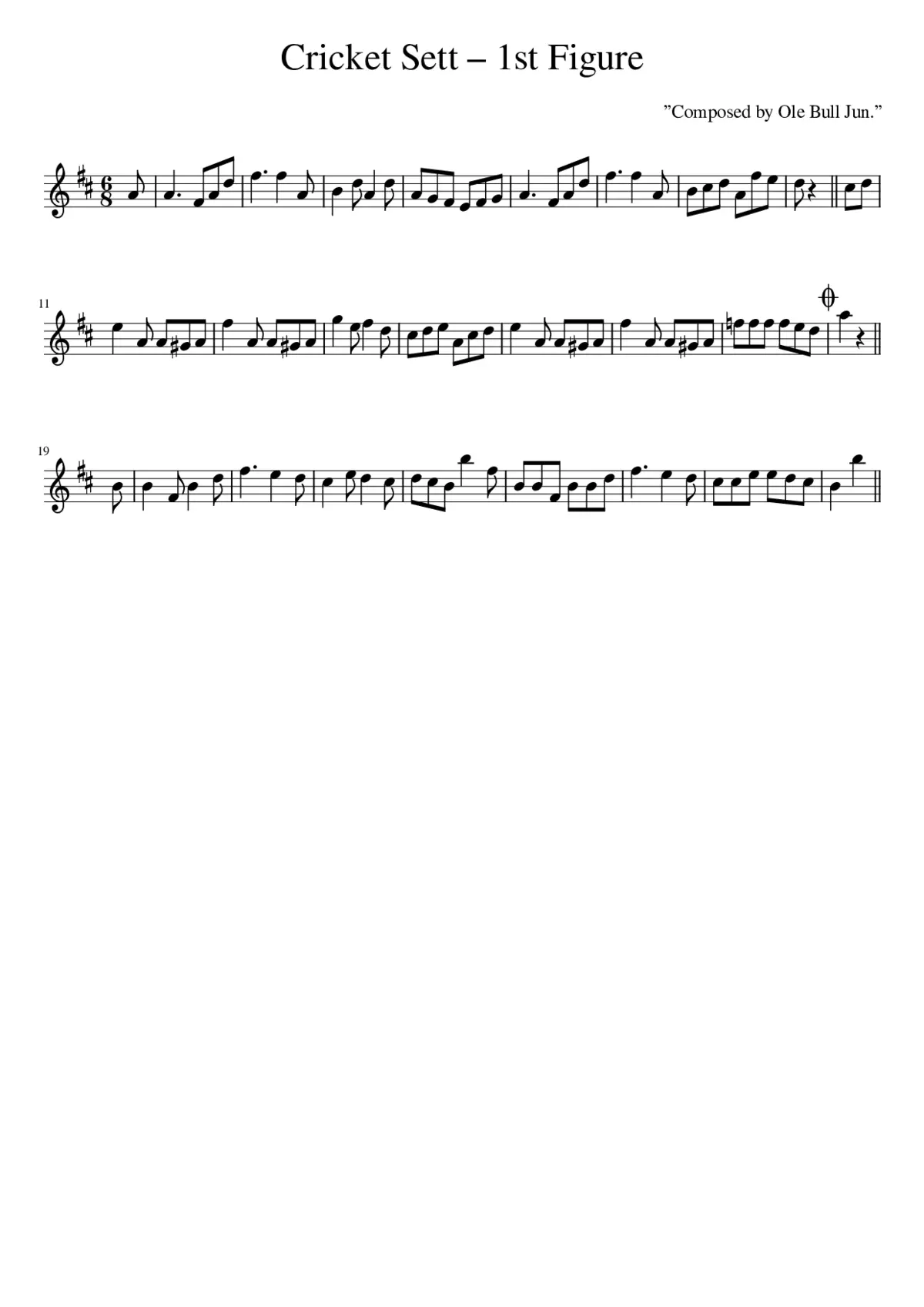 Cricket Sett 1st Figure - Page 1