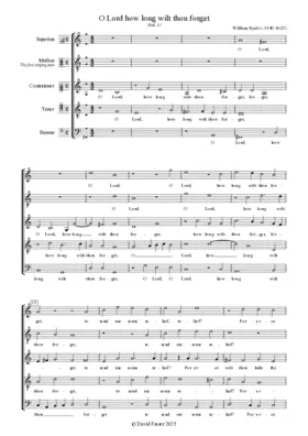 O Lord, how long wilt thou forget