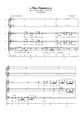 Nisi Dominus