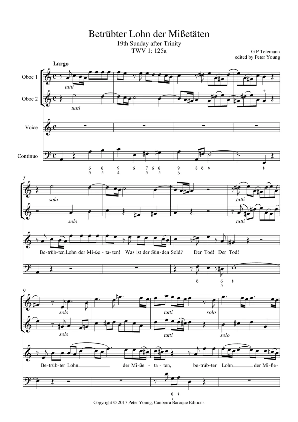 Betrübter Lohn der Mißetäten - Page 1