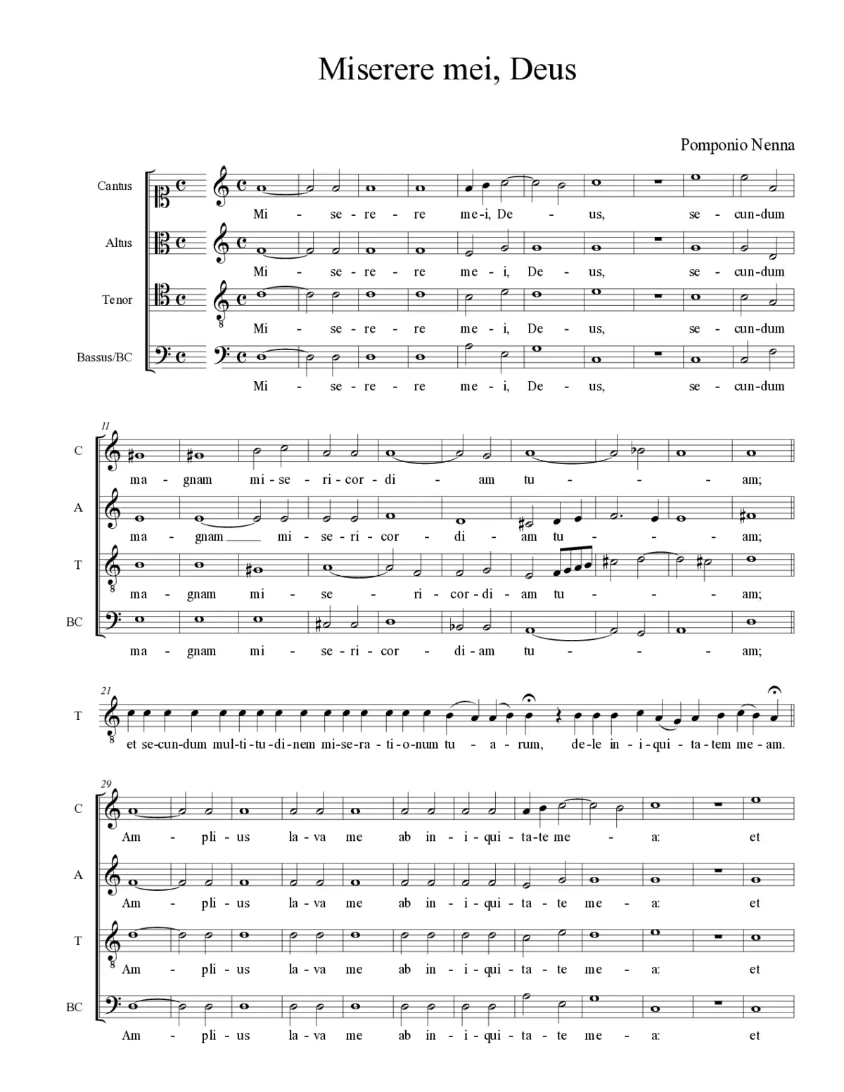 Miserere mei, Deus - Page 1