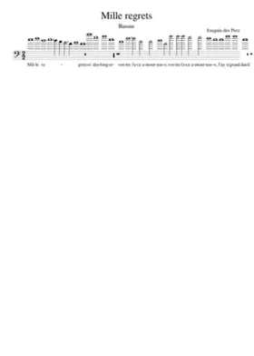 Mille regrets