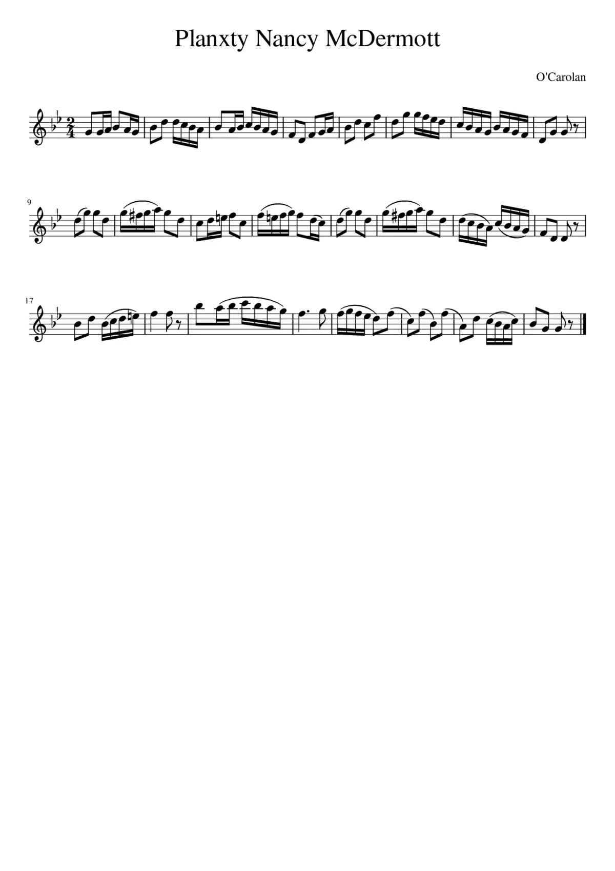 Planxty Nancy McDermott - Page 1