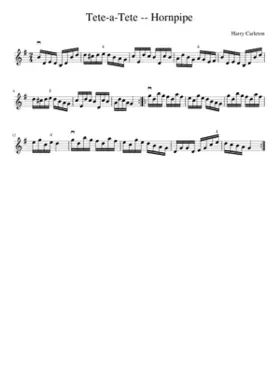 Tete-a-Tete -- Hornpipe