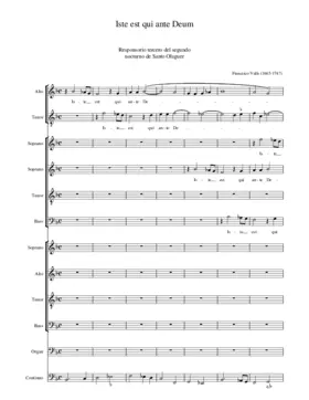 Iste est qui ante Deum