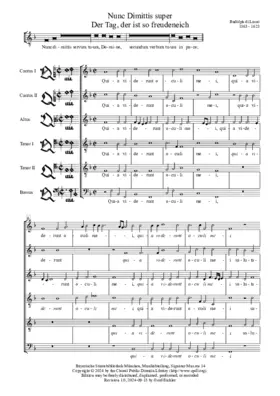 Nunc dimittis "Der Tag der ist so freudenreich"