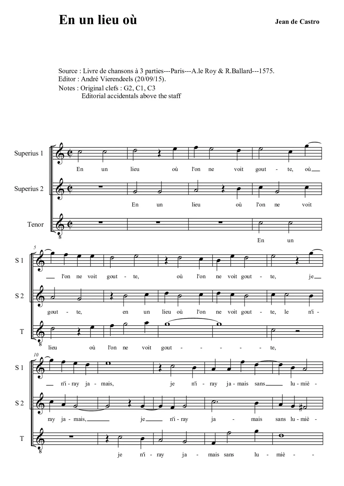 En un lieu où - Page 1