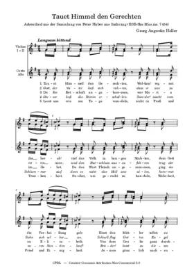 Tauet Himmel, KauH 97