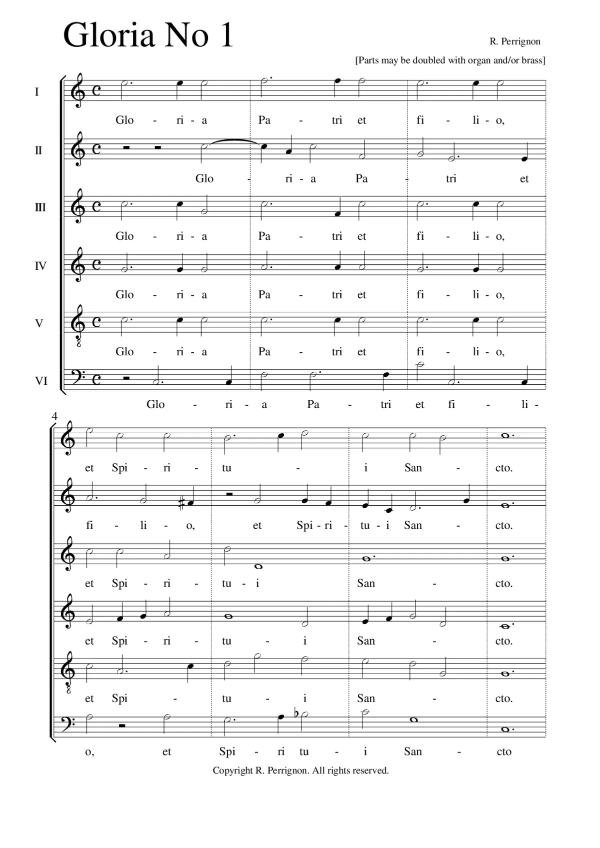 Gloria no. 3 - Page 1