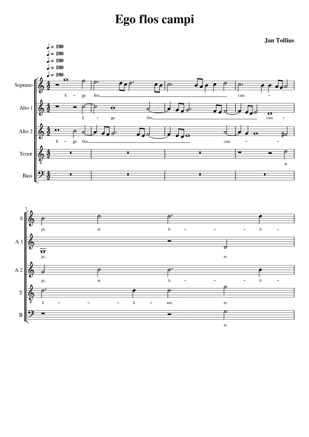 Ego flos campi - Page 1