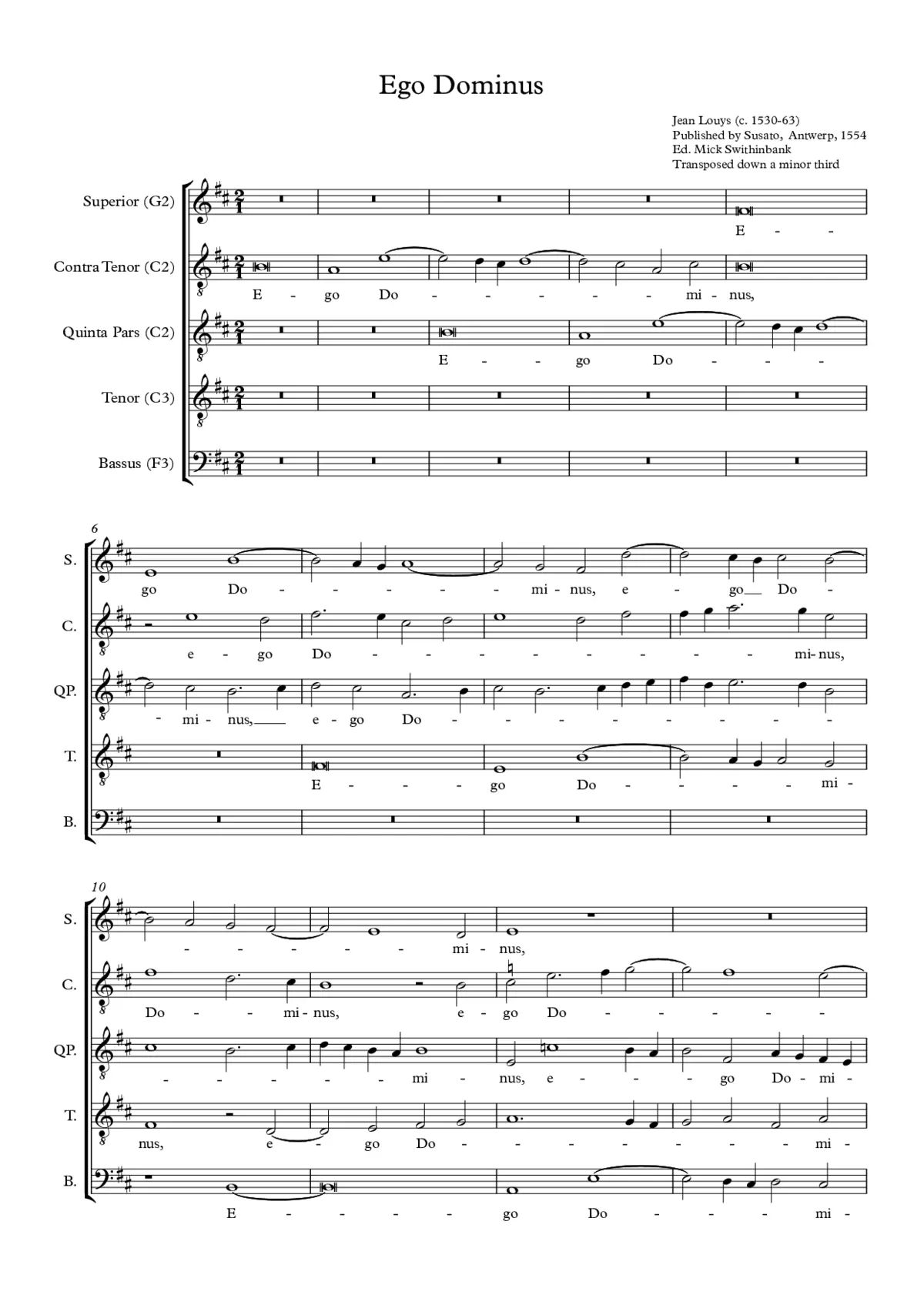 Ego Dominus - Page 1