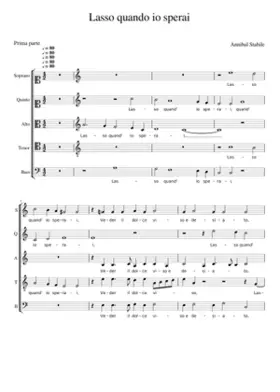 Lasso quando io sperai