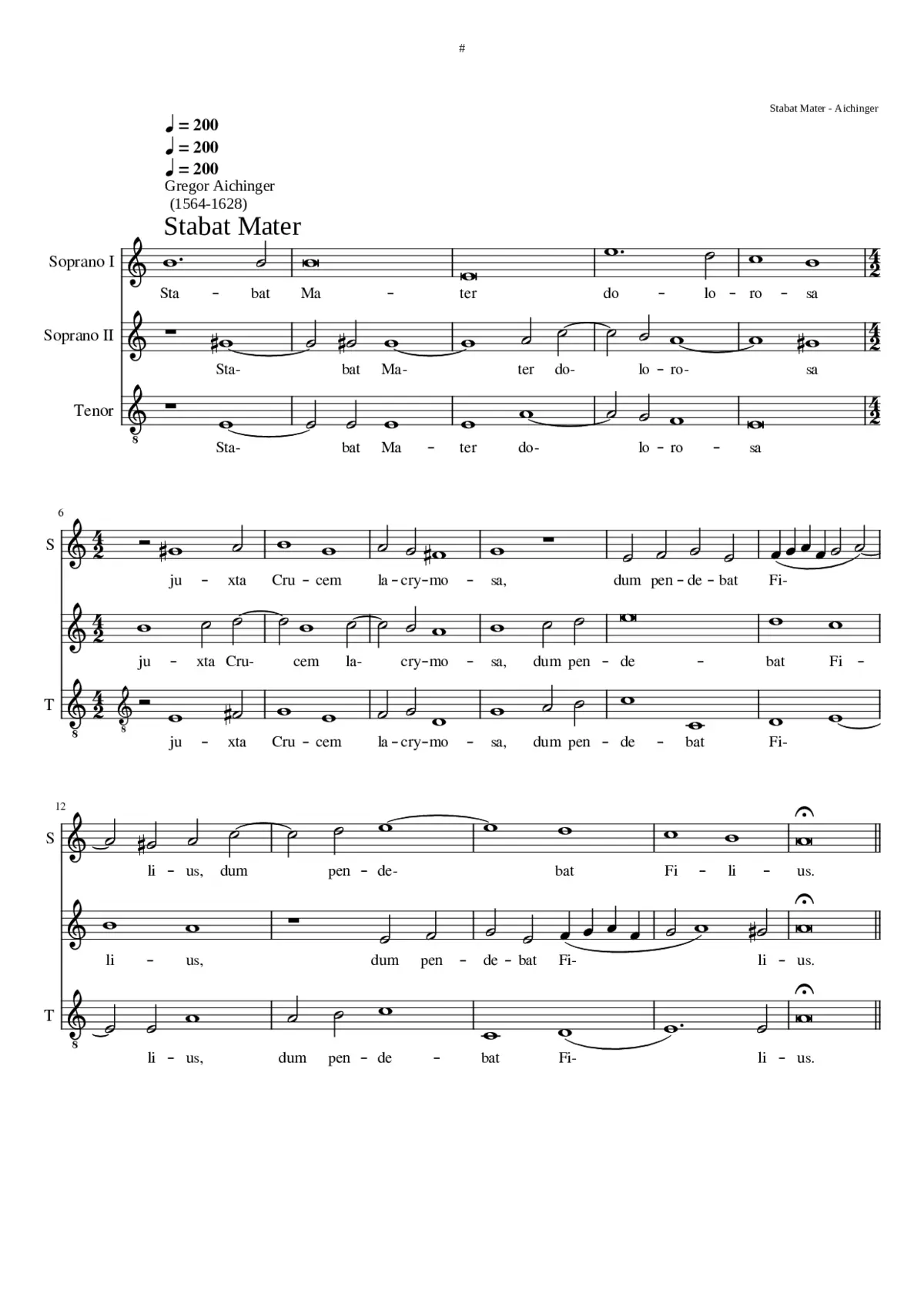 Stabat Mater - Page 1