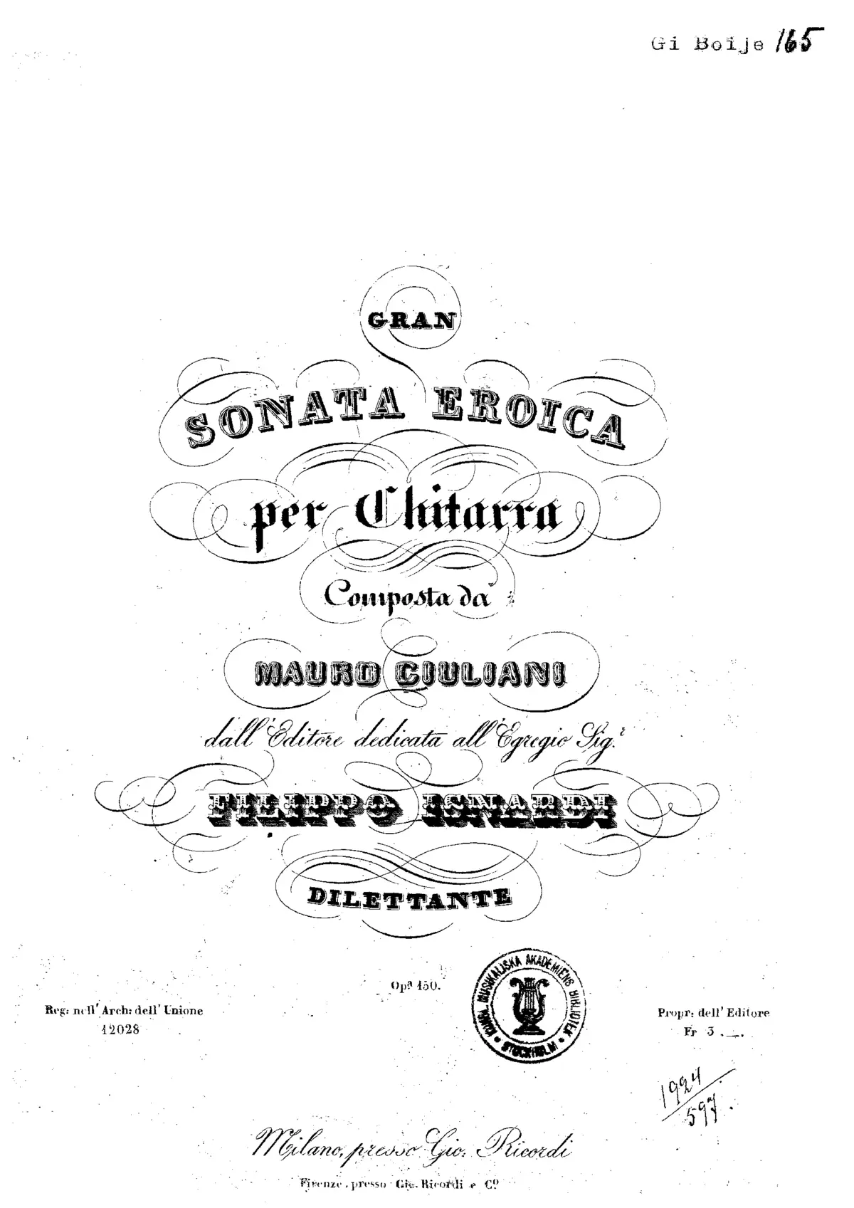 Gran Sonata Eroica, Op.150 - Page 1