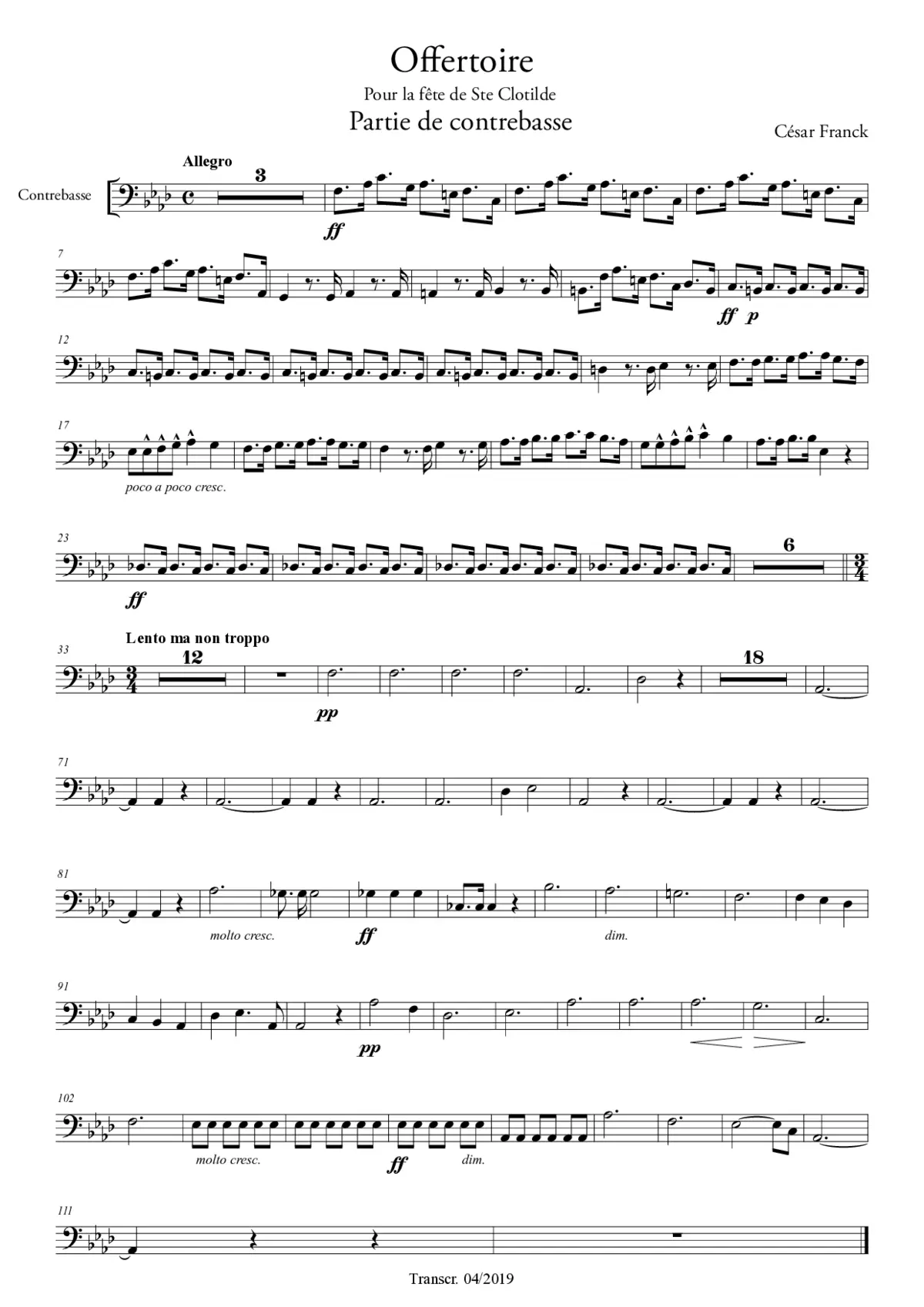 Quare fremuerunt gentes - Page 1