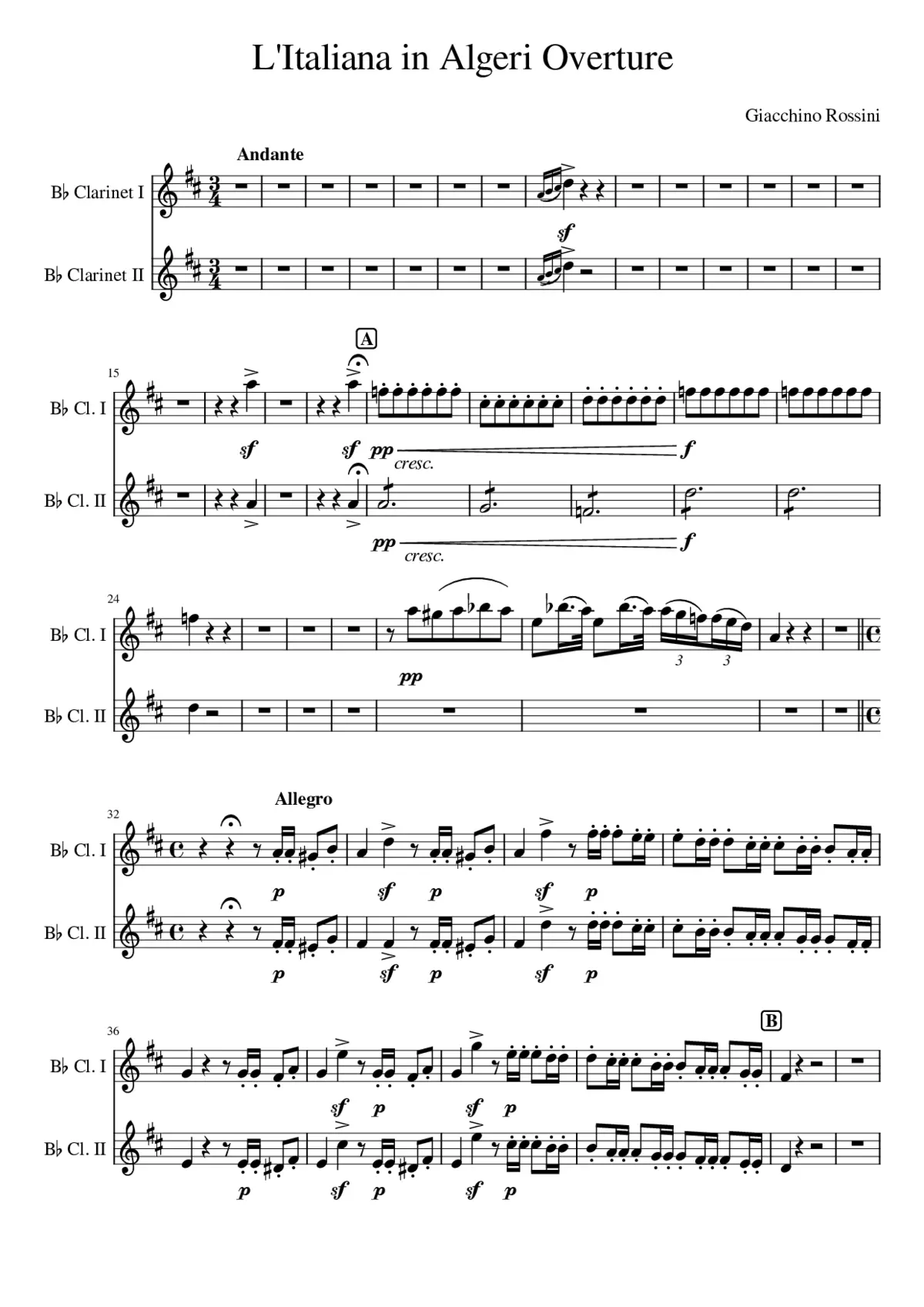 L'italiana in Algeri - Page 1