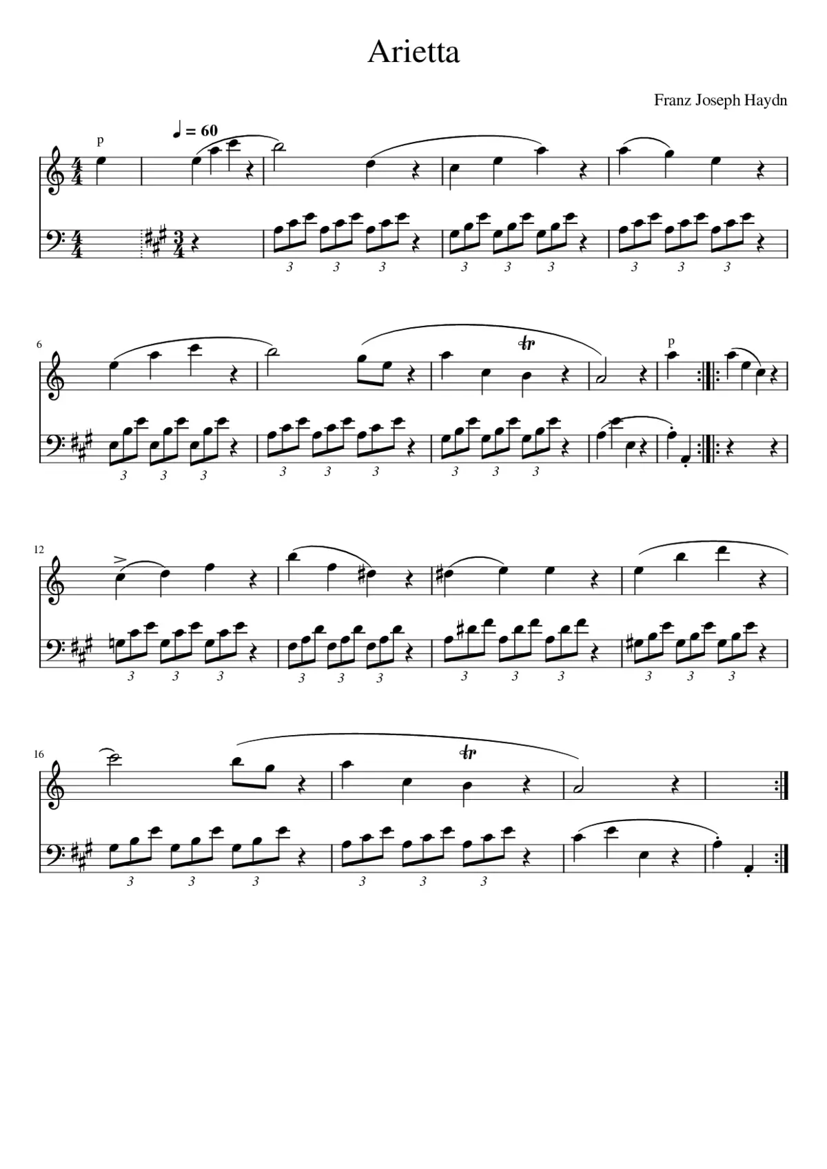 Arietta - Page 1