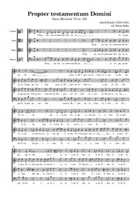 Propter testamentum Domini