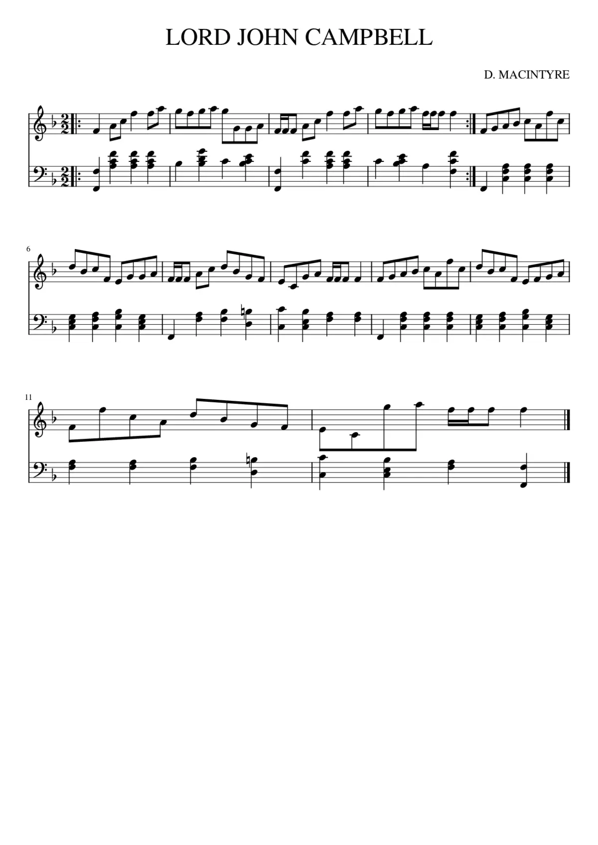 Lord John Campbell - Page 1