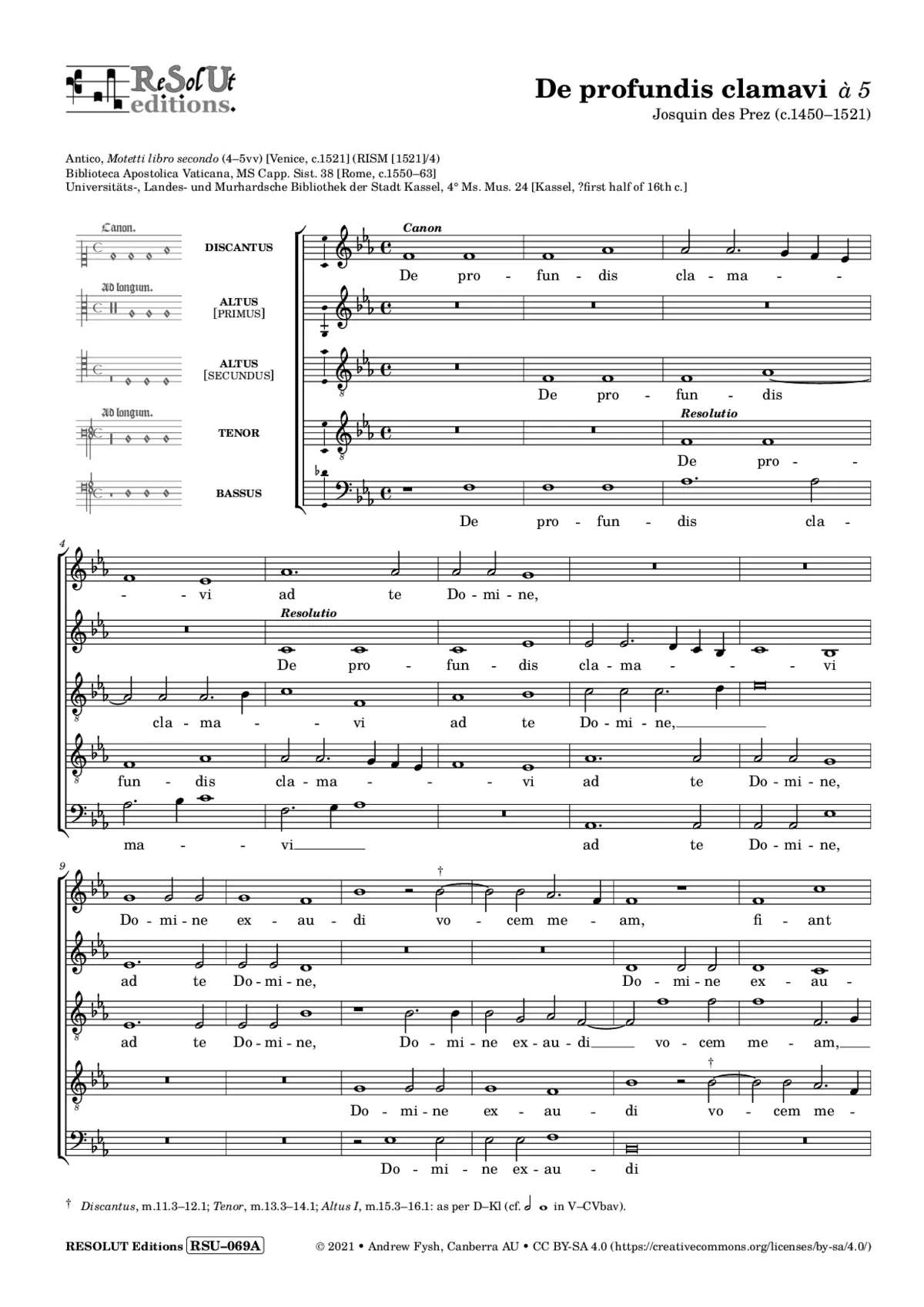 De profundis a 5 - Page 1