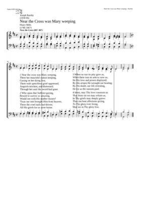 Near the Cross was Mary weeping