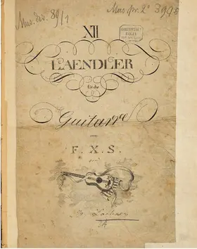 12 Laendler für die Guitarre