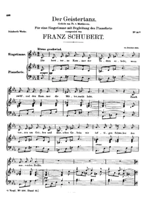 Der Geistertanz, D.116