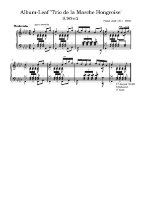 2 Album-Leaves, S.163w