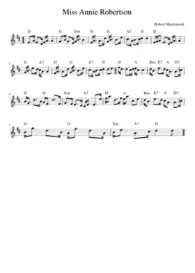 Miss Annie Robertson