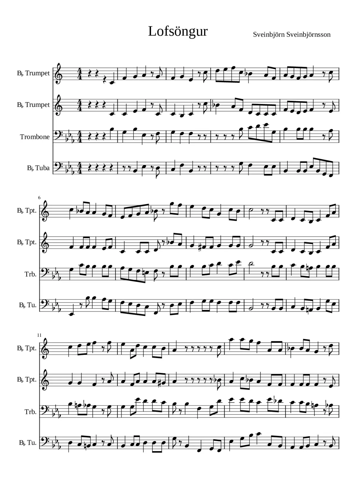 Lofsöngur - Page 1