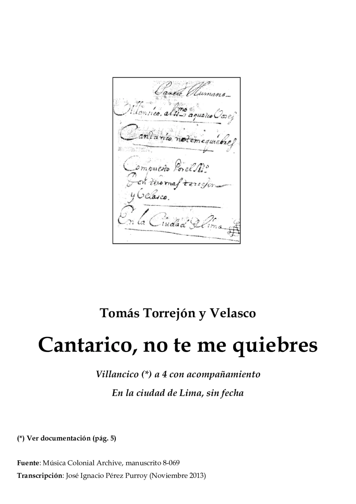 El cantarico - Page 1