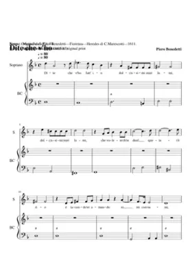 Dite che v'ho fatt'io