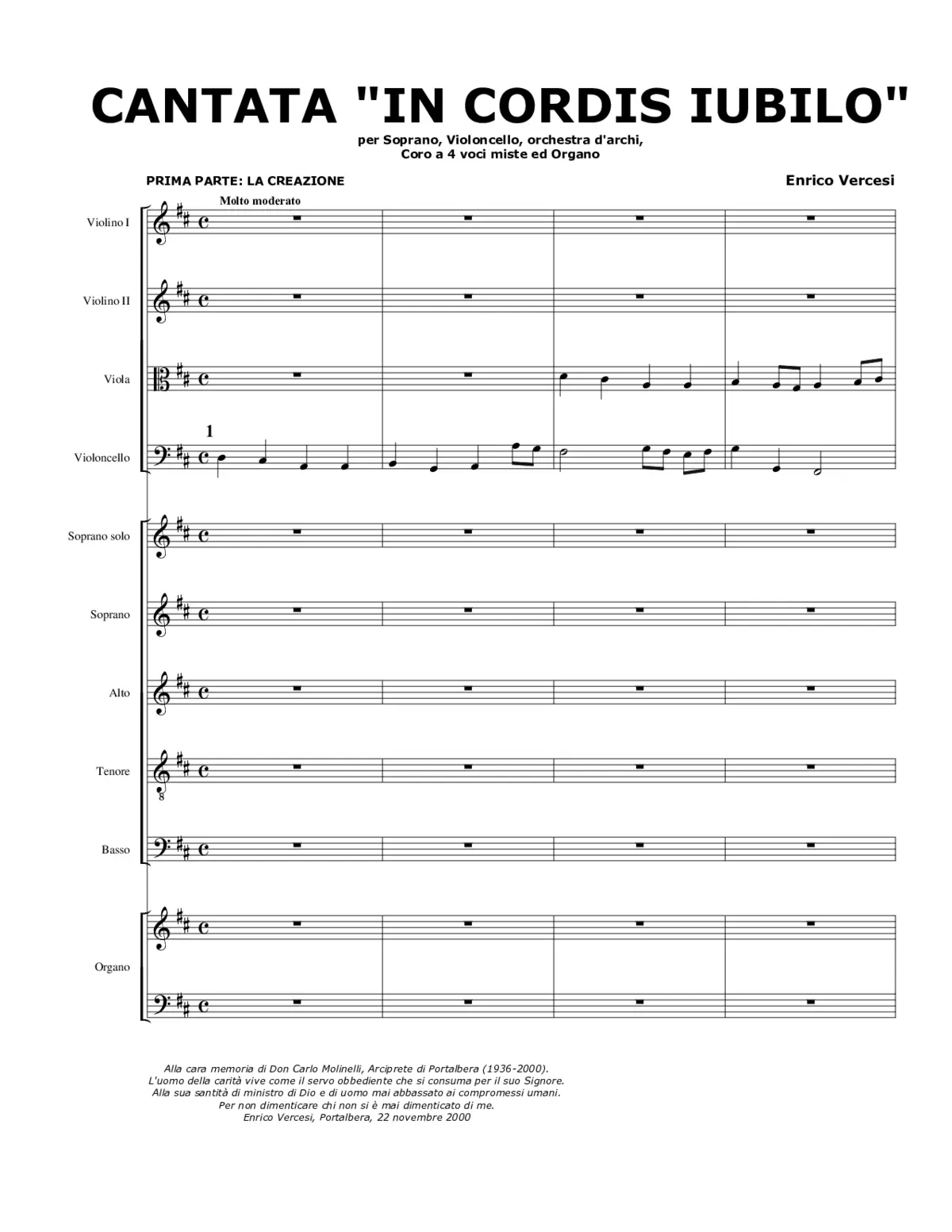 Cantata In cordis iubilo - Page 1