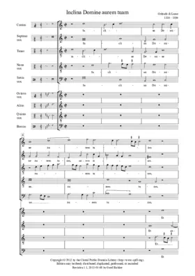 Inclina Domine aurem tuam a 9