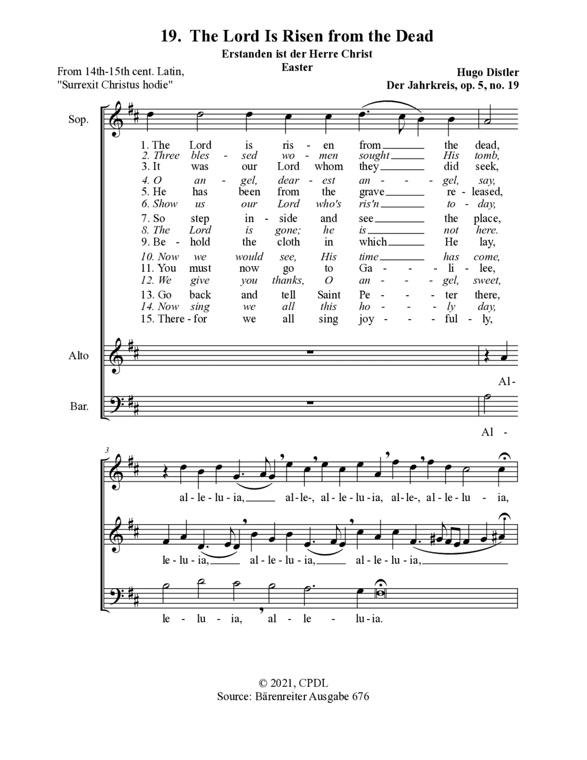 Erstanden ist der Herre Christ - Page 1
