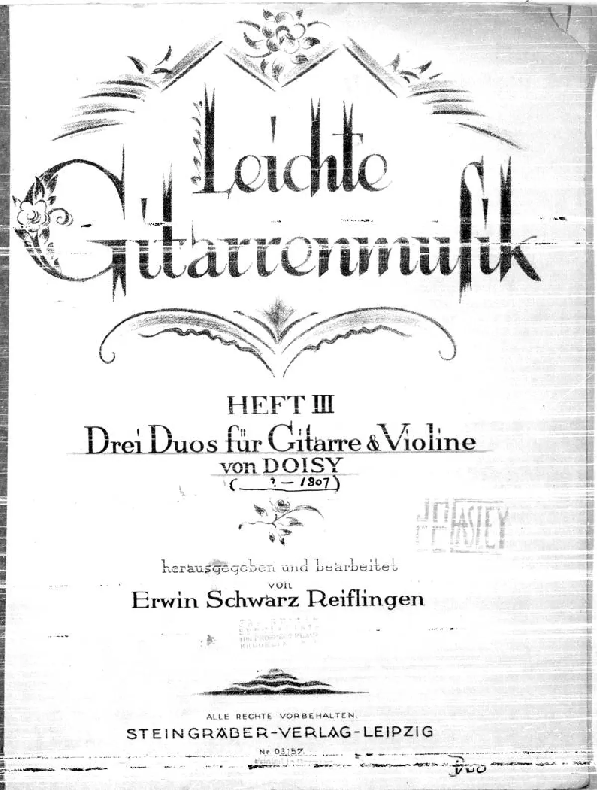3 Duos für Gitarre und Violine - Page 1
