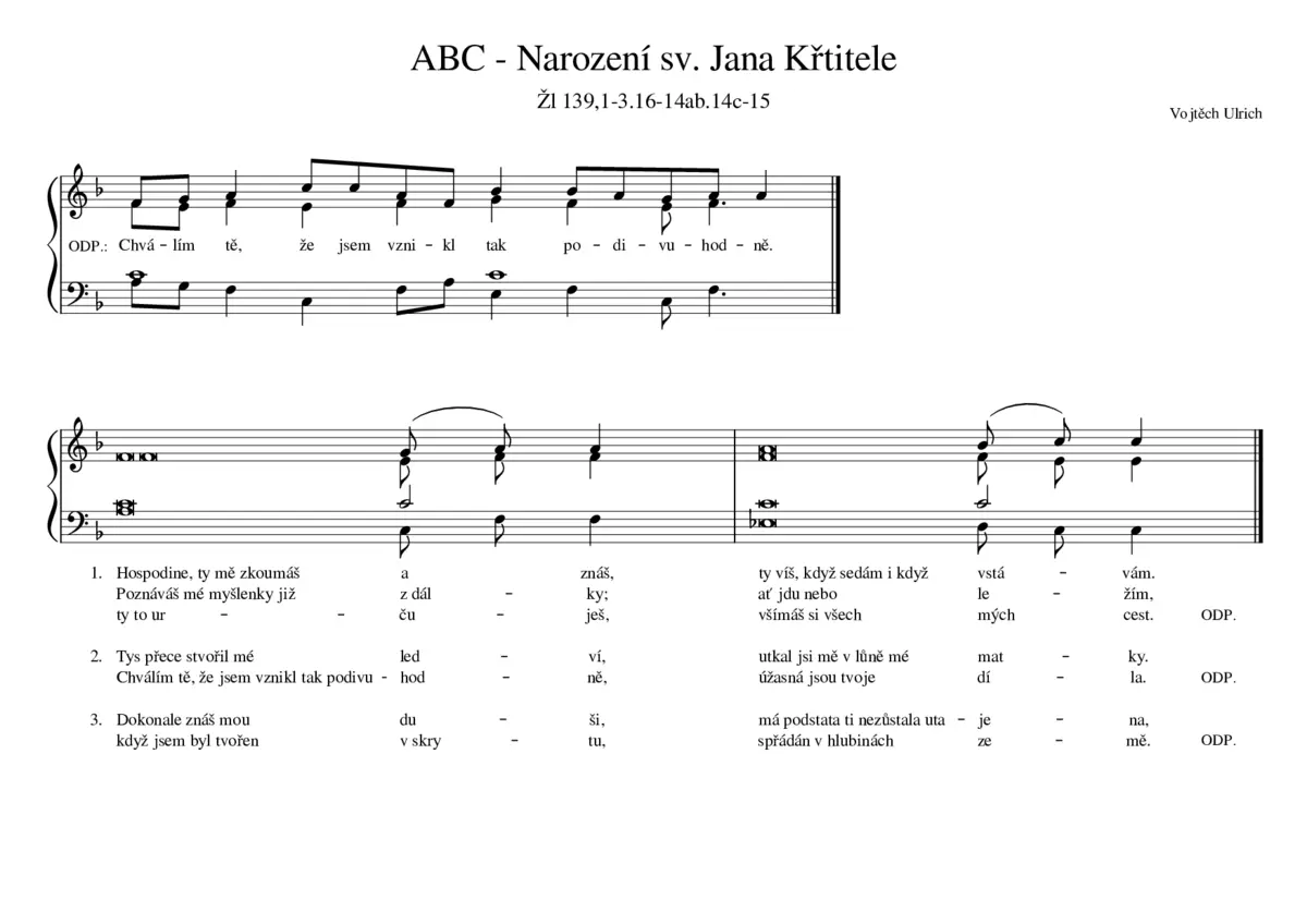 ABC - Narození sv. Jana Křtitele - Page 1