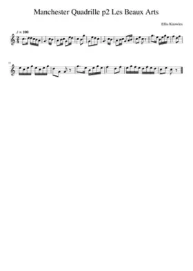 Manchester Quadrille p2 Les Beaux Arts