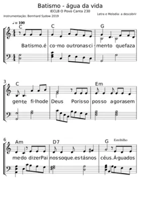 Batismo - água da vida