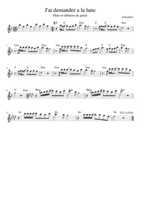 j'ai demander à la lune