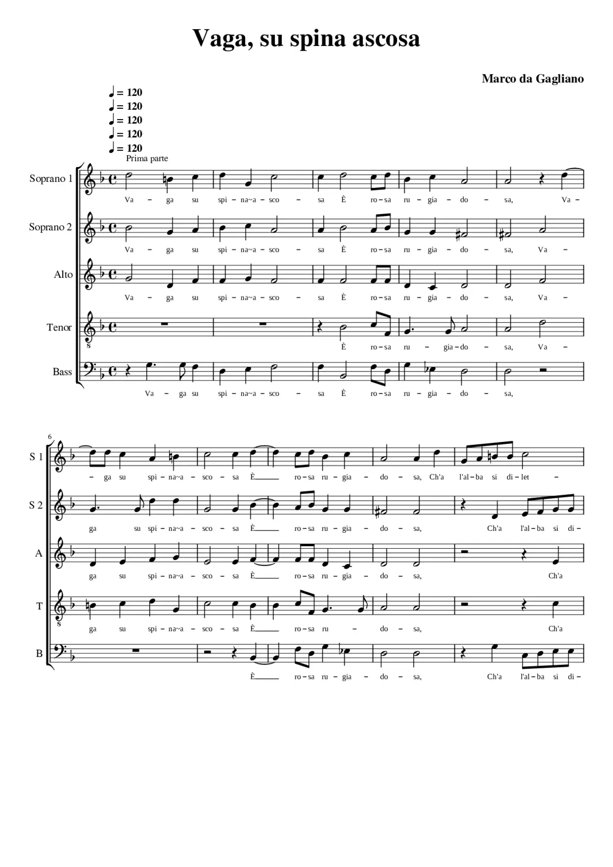 Vaga su spina ascosa - Page 1