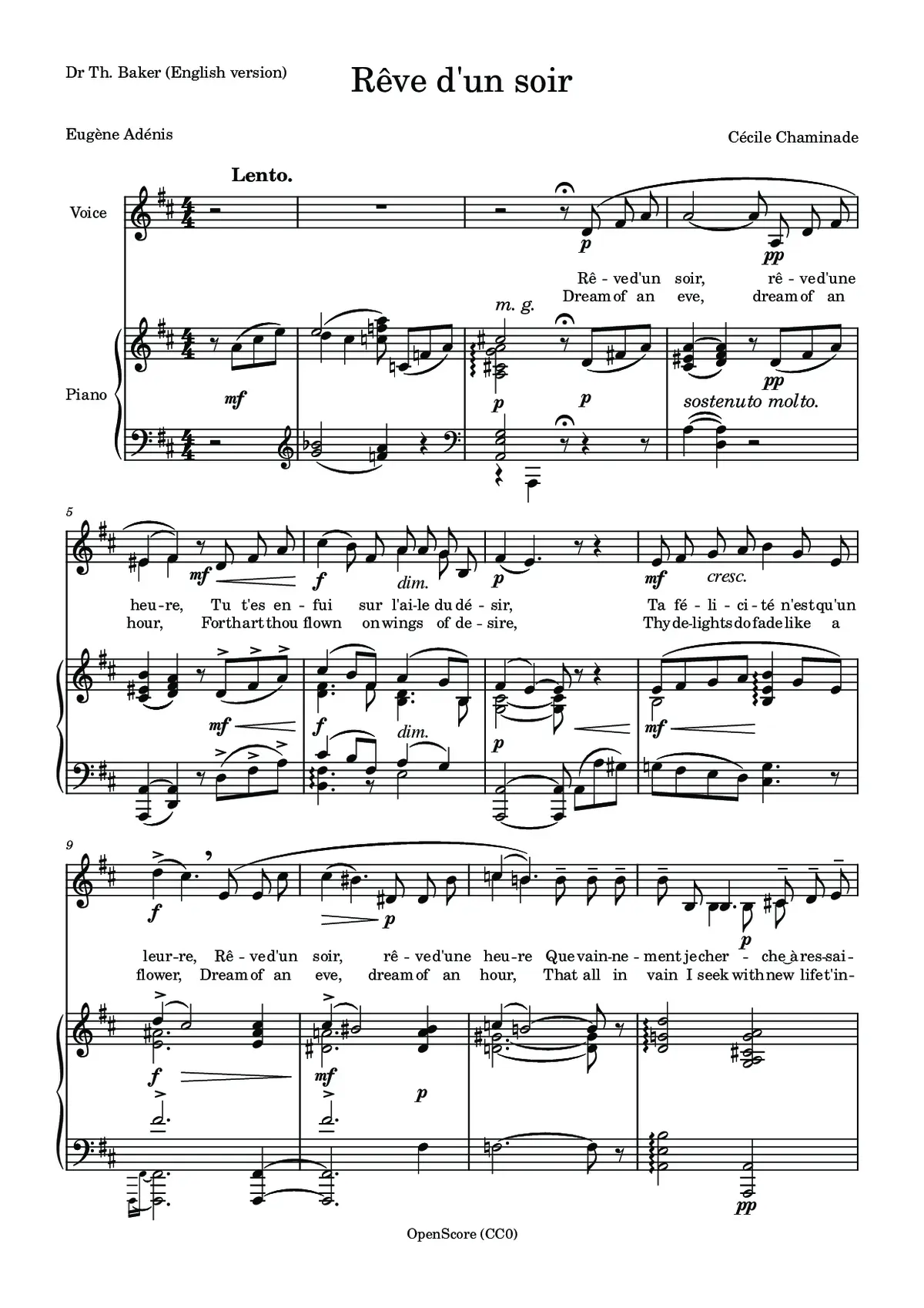 Rêve d’un soir - Page 1