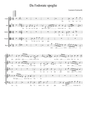 Da l'odorate spoglie