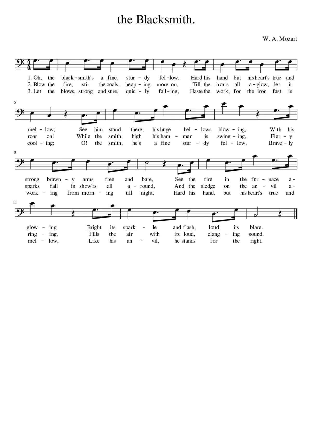 the Blacksmith. - Page 1