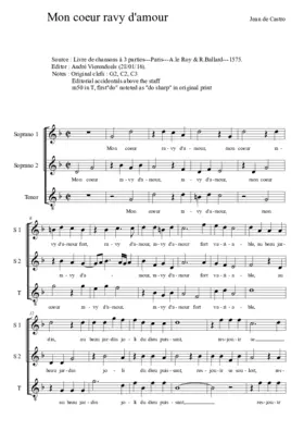 Mon coeur ravy d'amour