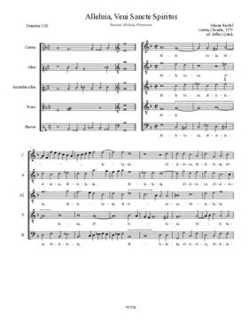Alleluia, Veni Sancte Spiritus