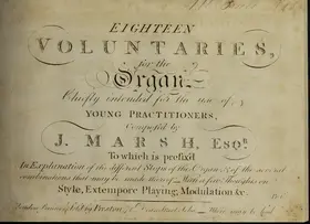 18 Voluntaries for the Organ