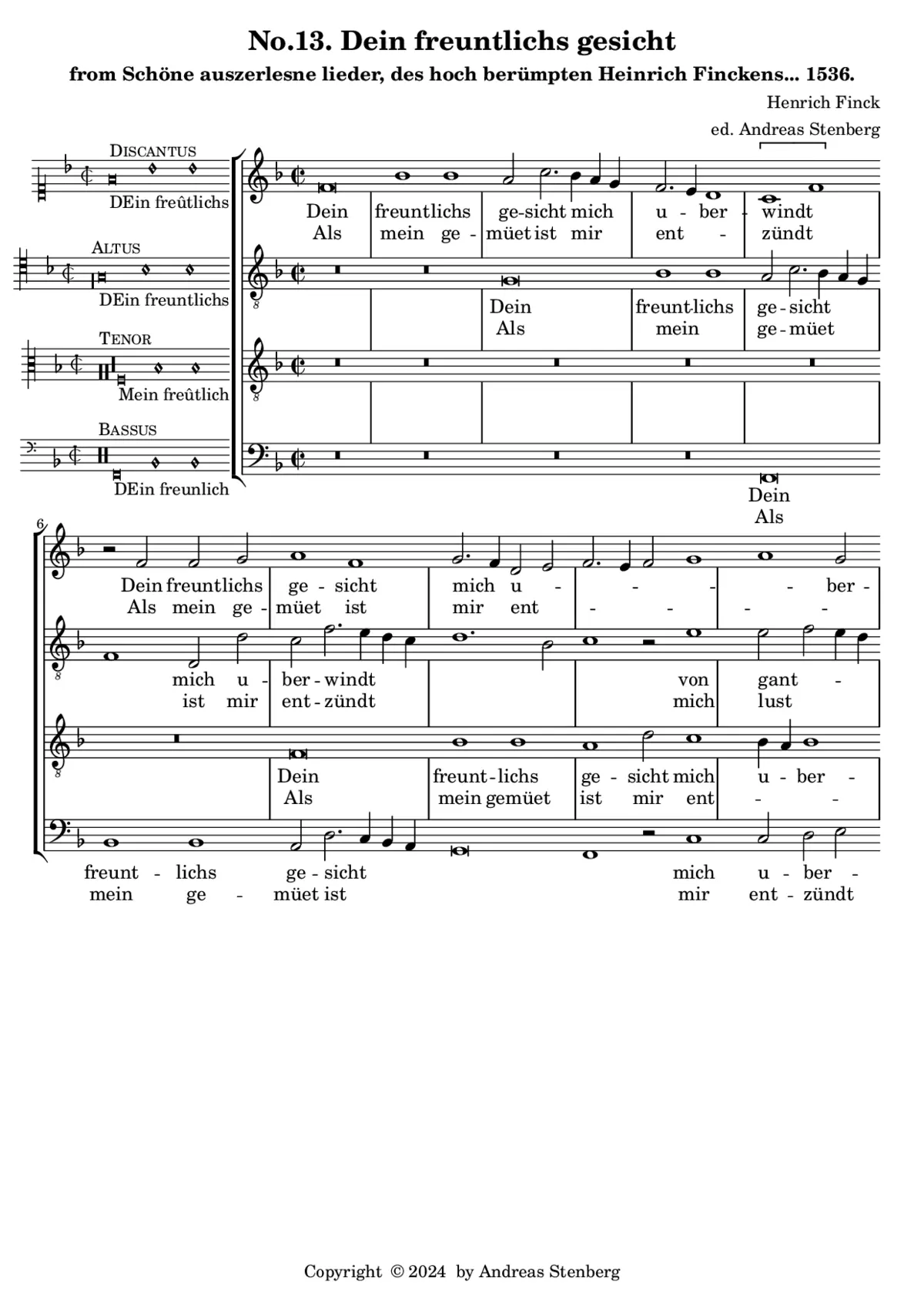 Dein freuntlichs gesicht - Page 1