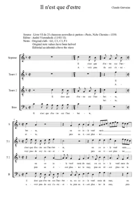 Il n'est que d'estre