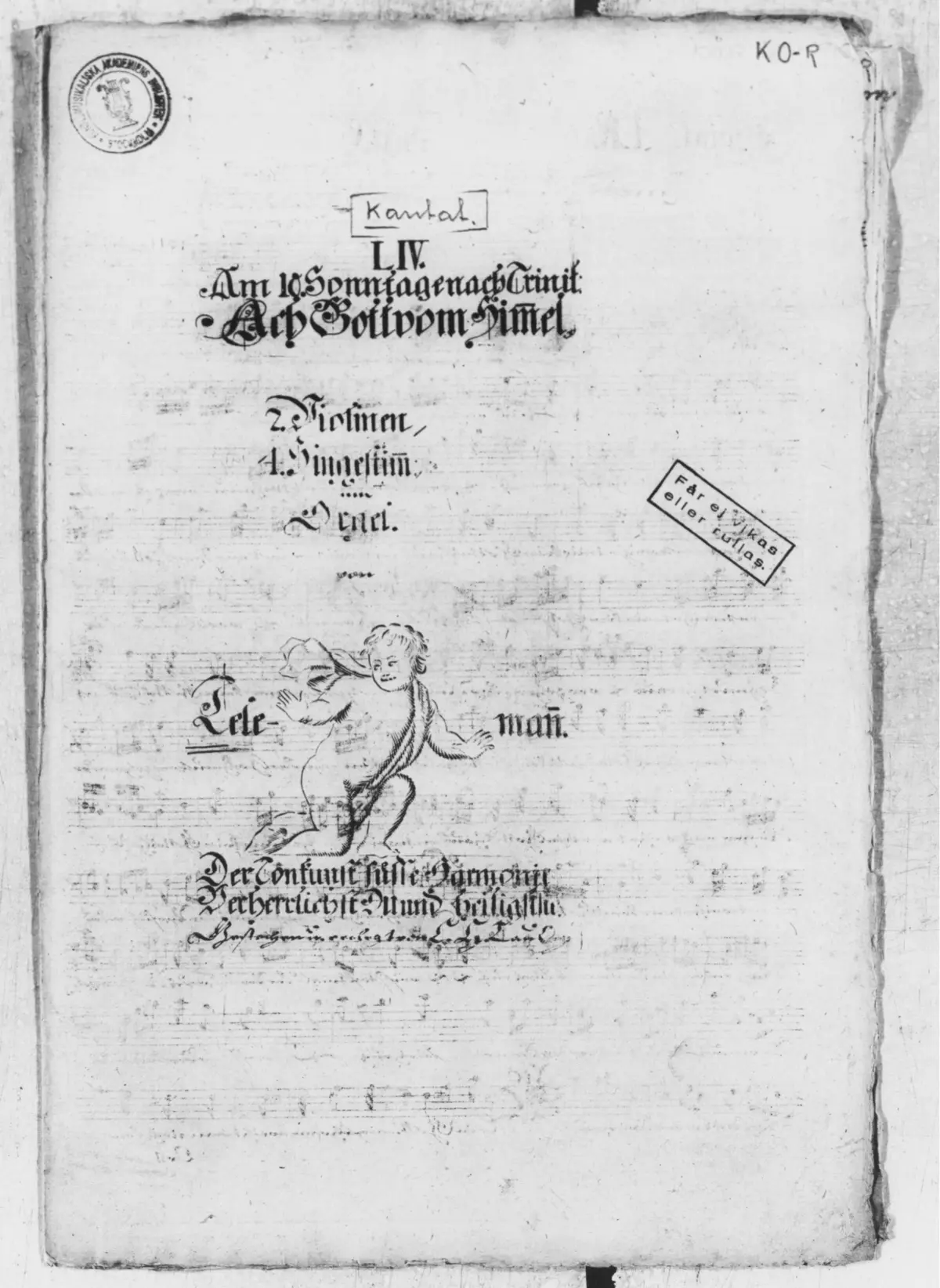 Ach Gott vom Himmel - Page 1